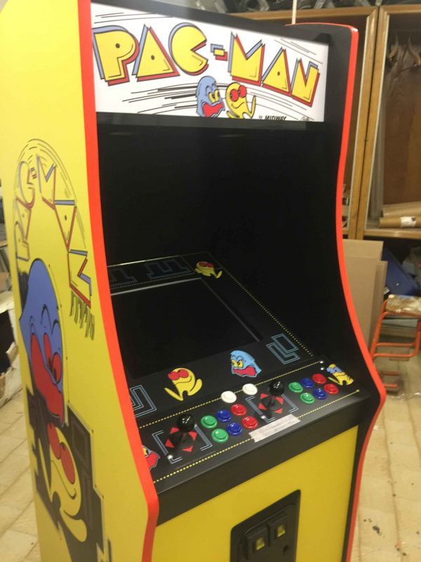 Pacman,arcade,cabinet,Midway,bally,videogame,anni 80