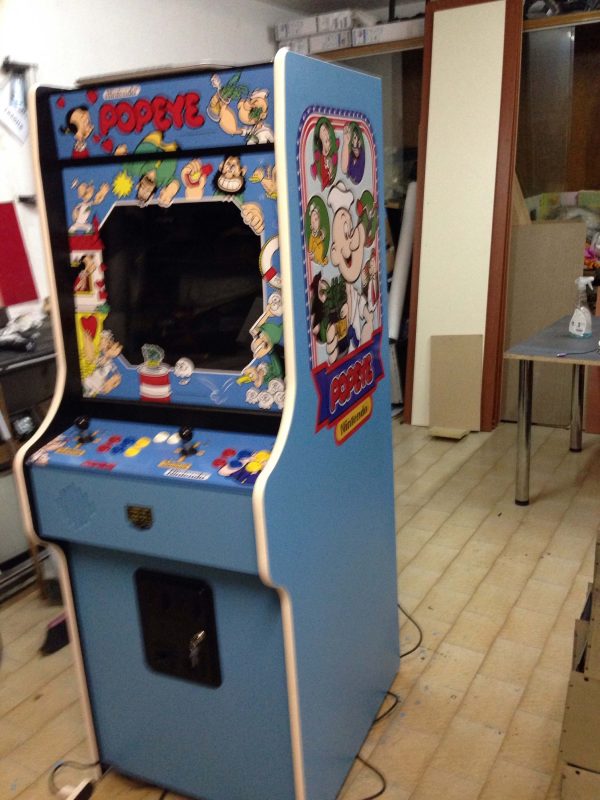 Popeye,videogame,arcade,anni 80,sala giochi,arcade,coin op,