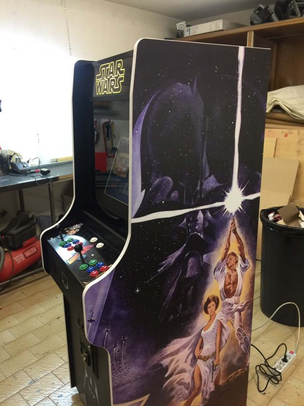 Star wars,videogame,arcade,cabinet,anni 80,